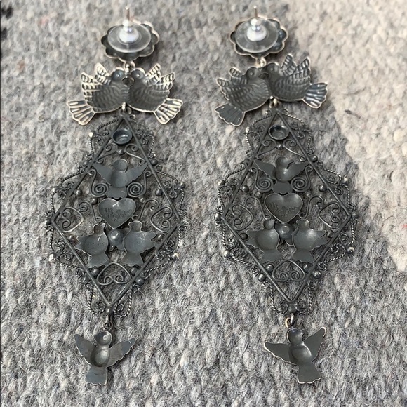 ๐ป Mexican filigree earrings - Picture 5 of 6